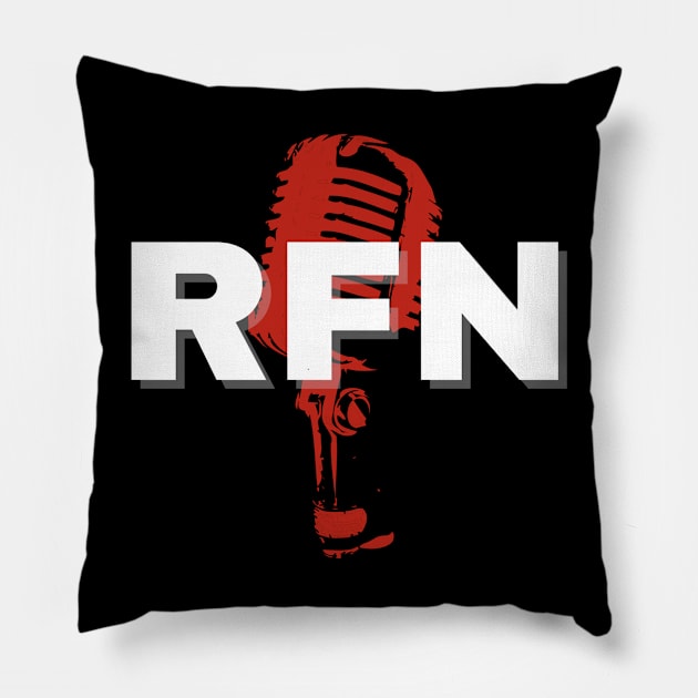 Rob Fishbeck Network Logo Pillow by Rob Fishbeck