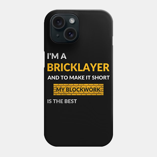 Bricklayer Phone Case by GR-ART