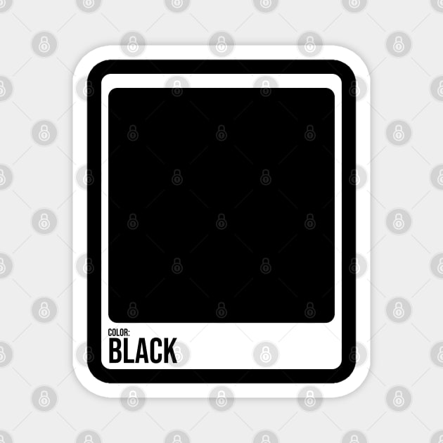 Paint Swatches Costume Black Color Swatch Family Group Halloween Magnet by belownormal