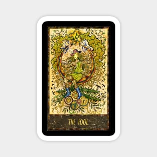 The Fool. Magic Gate Tarot Card Design. Magnet