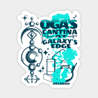 Oga's Cantina at the Edge of the Galaxy Orlando Florida Bar and Lounge Magnet