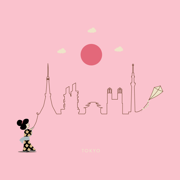 Tokyo Skyline by Kein Design