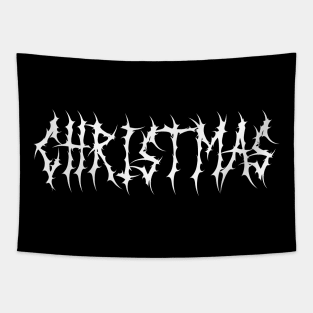 christmas metal face Tapestry