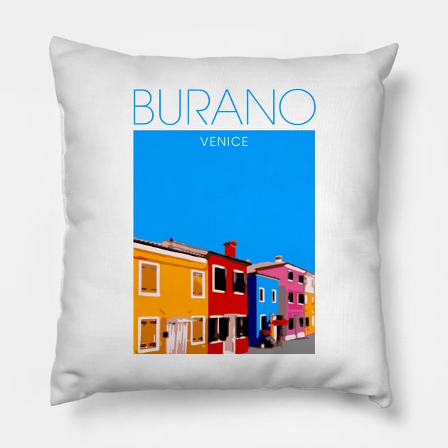 Burano Poster Pillow by markvickers41
