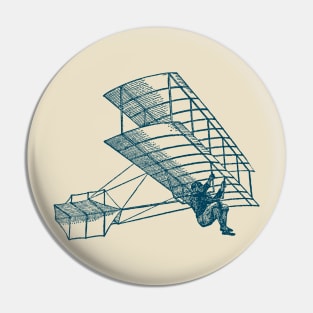 Historical plane sketch Pin