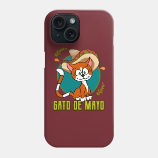 Cinco De Mayo Mexican Gato Funny Cat Lover Phone Case