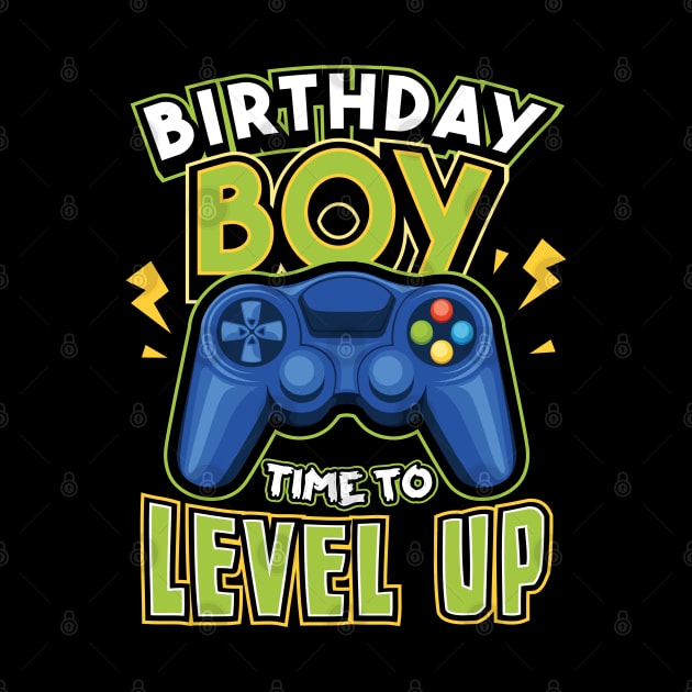 Birthday Boy Time to Level Up Gamer by aneisha