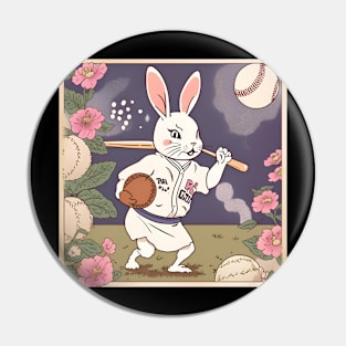 Baseball Boyfriend Ancient Baseball Game Team Player Rabbit Pin