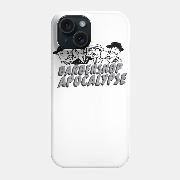 barbershop apocalypse Phone Case by Megatrip