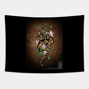 Ball Python Tattoo Tapestry