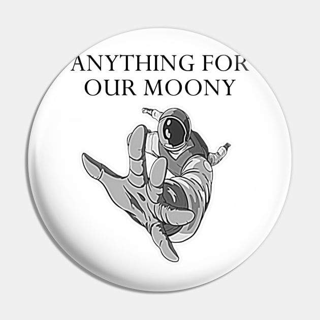 Anything For Our Moon Pin by SoulVector