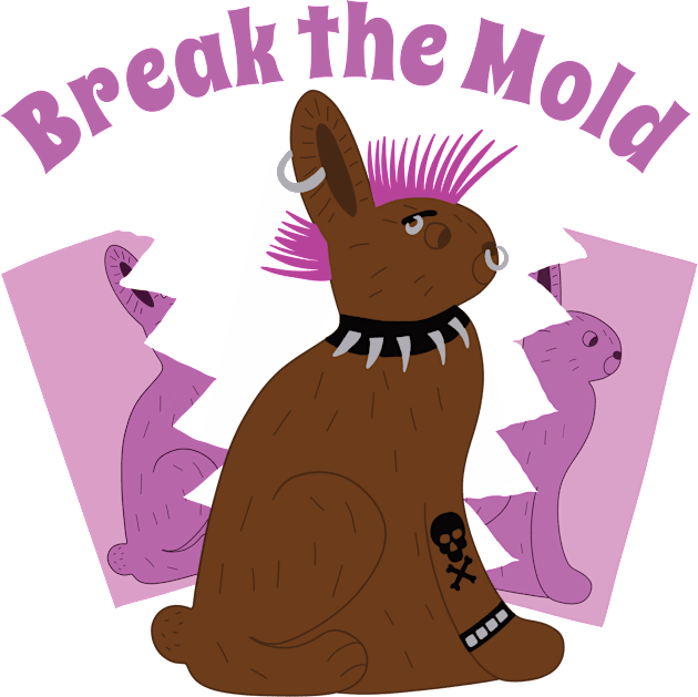 Break the Mold Kids T-Shirt by Alissa Carin