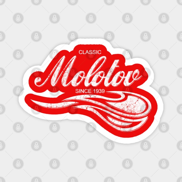 Vintage Classic Molotov Magnet by StudioPM71