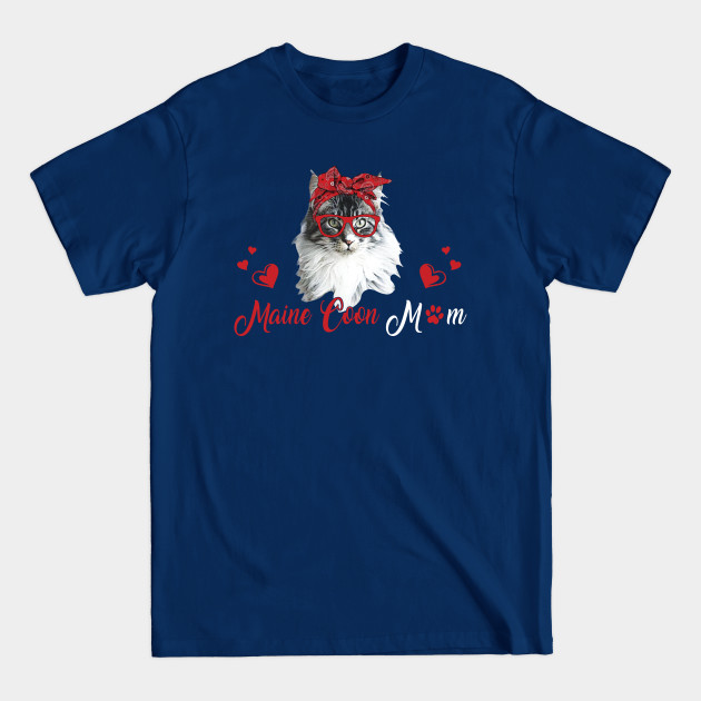 Discover Maine Coon Cat Mom Funny Cat Lover Gift - Cat Mom Gifts - T-Shirt