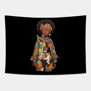 Hippie african beauty Tapestry