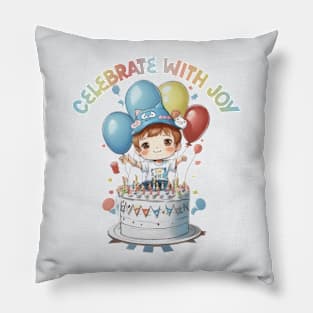 anime birthday boy Pillow