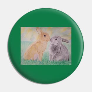 Rabbits Pin