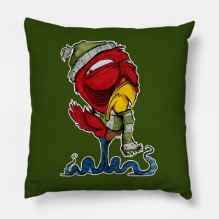 Winter Bird Pillow