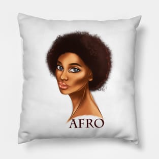 Afro Queen Afrocentric Black Pride Pillow