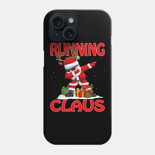 Running Santa Claus Reindeer Christmas Matching Costume Phone Case