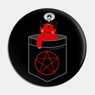 Satan In My Pocket Pin