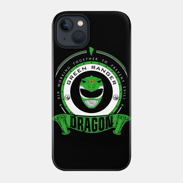 GREEN RANGER CREST - Power Rangers - Phone Case