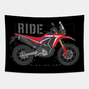 Ride crf300l rally red Tapestry