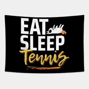 Eat Sleep Tennis Dog Classic Tapestry