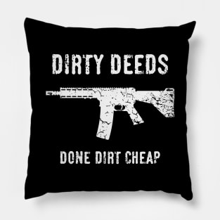 Dirty Deeds Done Dirt Cheap (Heavy Metal / Hard Rock / White) Pillow