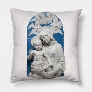 Virgin and Child by Andrea della Robbia ca. 1470–75 Pillow