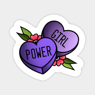 Girl Power Candy Sweet Heart Magnet