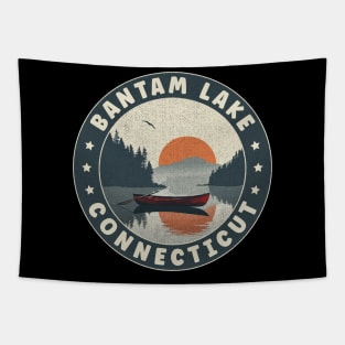 Bantam Lake Connecticut Sunset Tapestry