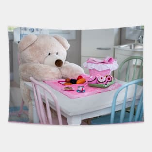 Teddy bear lunch time Tapestry