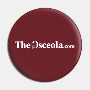 TheOsceola.com white logo Pin