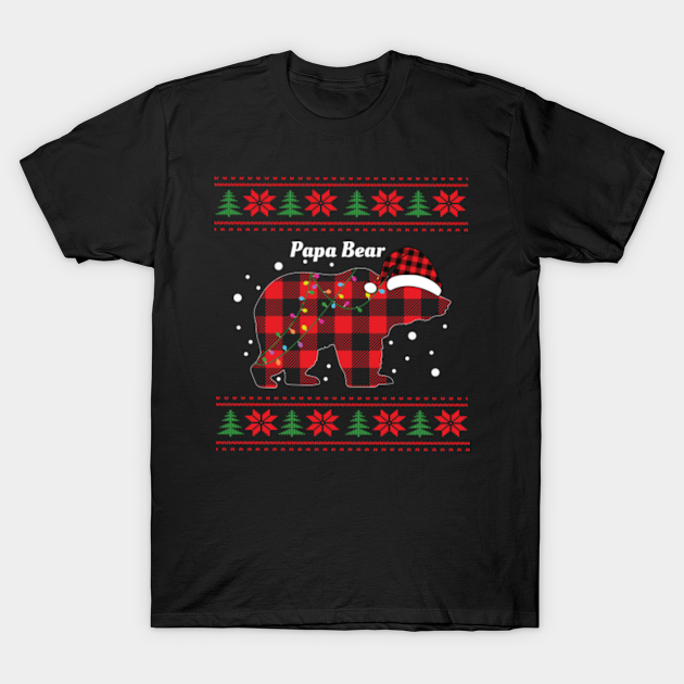 Papa Bear Christmas Gift - Papa Bear - T-Shirt