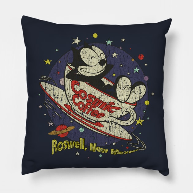 Felix The Cat Cosmic Coffee Pillow by JCD666