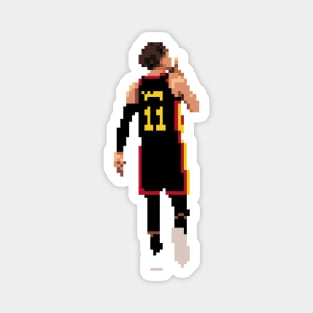 Trae Young Hawks Pixel Silence Magnet