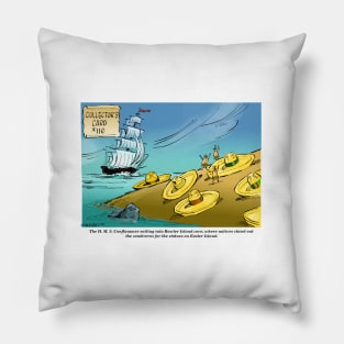 Easter Island Revisited Pillow