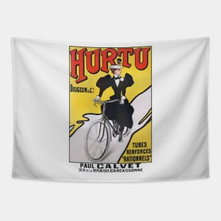 Hurtu Bicycles France Vintage Wall Art 1900 Tapestry