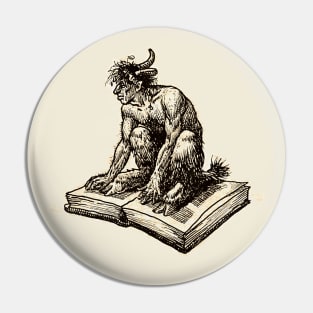 Literary Faun Pin