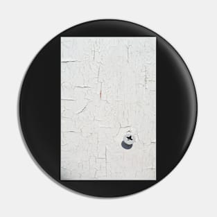 Minimal Art With Screw, White Pin