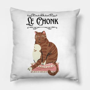 Funny Chonky Chonk Cat Pillow