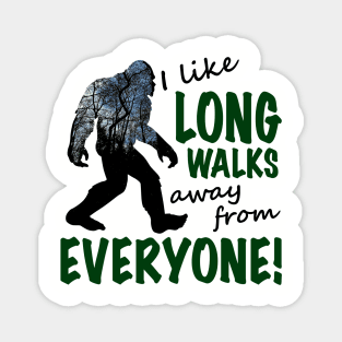 I like Long Walks Magnet