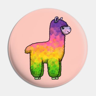 Sapphic Alpaca Pin