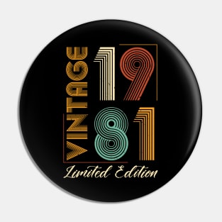 Vintage 1981 Limited Edition Pin