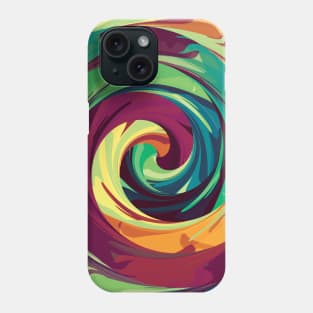 Rainbow Spiral 8 Phone Case