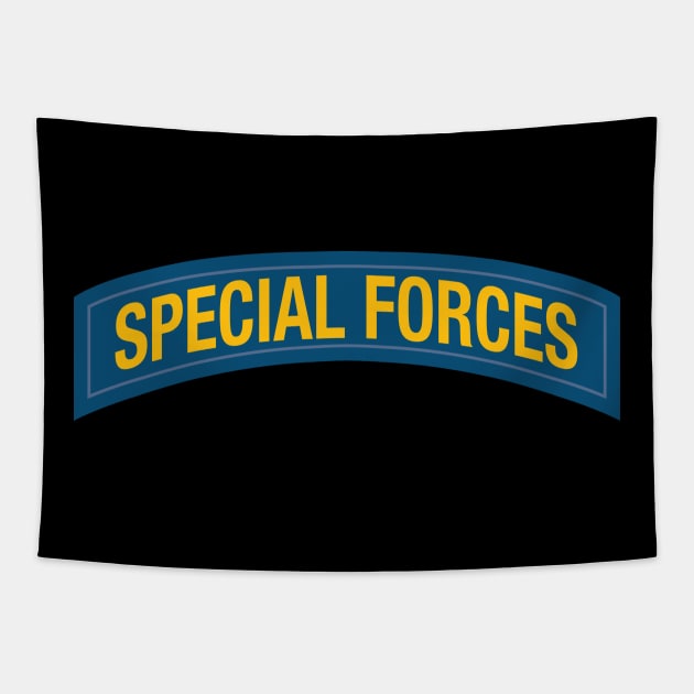 US Army Special Forces Group Ribbon  De Oppresso Liber SFG - Gift for Veterans Day 4th of July or Patriotic Memorial Day Tapestry by Oscar N Sims