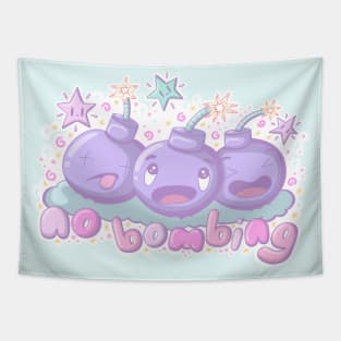 no bombing in kawaii style Tapestry