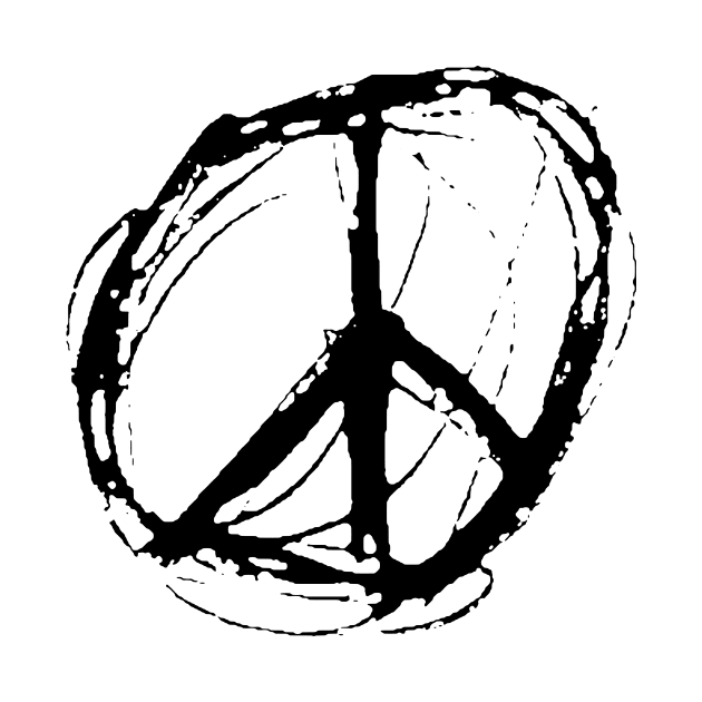 Dark and Gritty Peace Sign by MacSquiddles