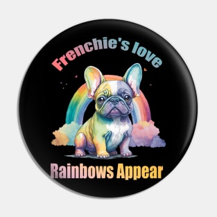 Colorful French Bulldog Puppy, Cute french bulldog, frenchie mon, frenchie dad Pin